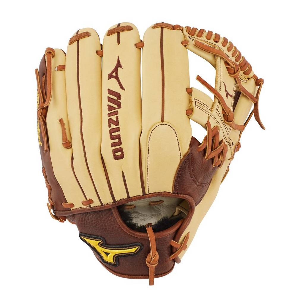 Luva Baseball Mizuno Classic Pro Soft Infield 11.75" - Homem - Caqui - IUNOA4539